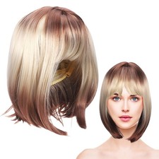 Straight Synthetic Hair Halloween Wigs Cosplay for Women Costume Props