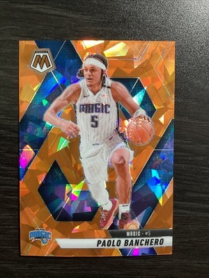 Paolo Banchero 2024-25 Panini Mosaic Orange Ice Mosaic Prizm #1 17/49 Magic
