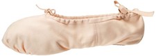 Sansha unisex-adult Pro 1 Canvas Ballet Slipper,Light 5 Wide, Light Pink