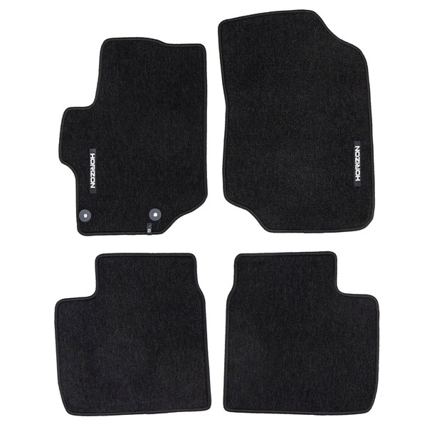 Velours FußMatten FüR Peugeot 301 2012-2026 Autoteppich Automatten Schwarz 4Tlg-image