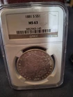 1881-S Morgan Dollar - MS-63 NGC