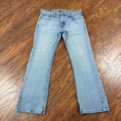 Levis 527 Jeans Mens 32 Boot Cut Slim Fit Low Rise 100% Cotton Denim Cowboy