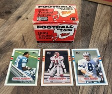 1989 Topps Traded Football Complete Set Aikman Barry/Deion Sanders RC Cards MINT