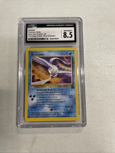 Articuno graded CGC 8.5 for sale on eBay