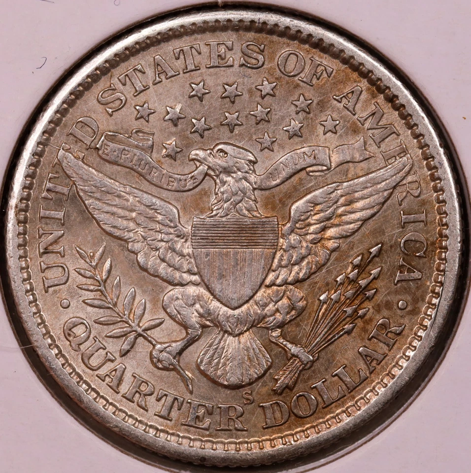 1900-S Barber Quarter BU+ Details ***RARE ORIGINAL COIN*** - Image 2 of 2