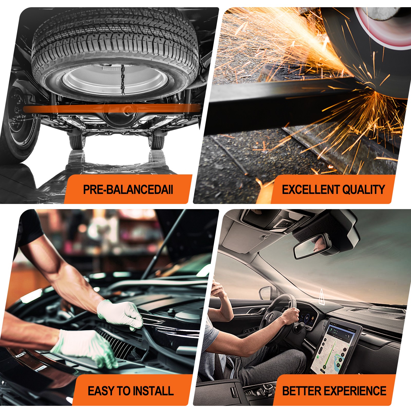 For Jeep Wrangler 2012-2017 3.6L 07-11 3.8L Front Driveshaft Prop Shaft Assembly