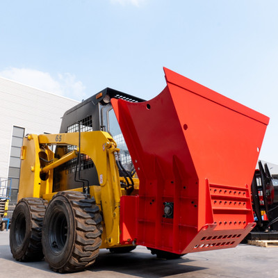 Concrete Crusher Rock Stone Asphalt Brick Block Crusher Breaker Bucket Skid Stee