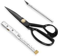 Dressmaker's Fabric Scissors, Tailor Sewing Shears - 8 Inch Heavy Duty Sewing Sc