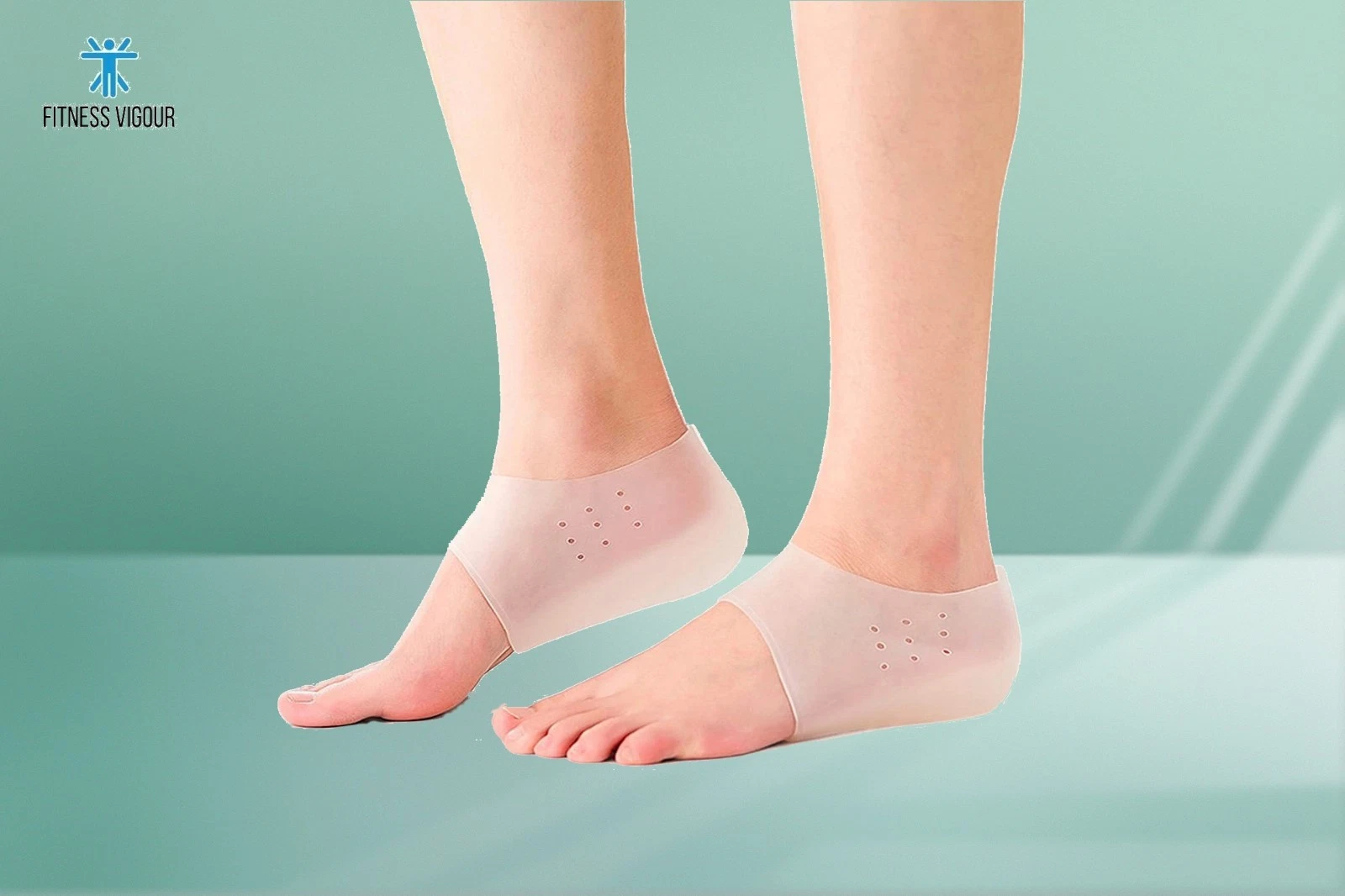 Height Increase Insoles 7cm Heel Spur Pads Breathable Silicone