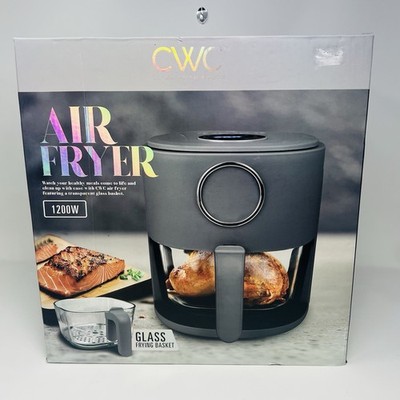 CWC Cooking In Color Air Fryer Digital Touch Display 4 QT Glass Fry Basket New