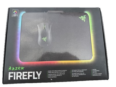 Razer Firefly RGB Hard Gaming Mouse Pad RZ02-0135 Chroma LED USB w/ Box