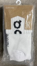 On Cloud 3-pk Crew Socks Run On Clouds Sz Medium Performance White Unisex
