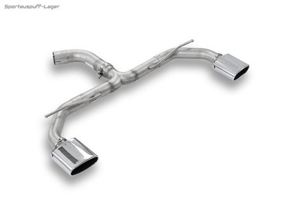 Remus Duplex ESD-Soundrohr Seat Leon 5F Cupra je 142x72mm flachoval