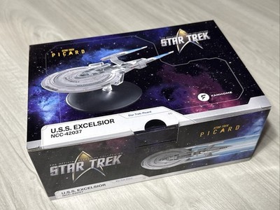 Fanhome - Star Trek Picard USS Excelsior NCC-42037 Re-issue W/ Correct Spelling