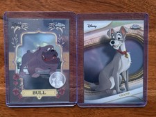 Topps Chrome Lady and the Tramp Non-Sport Trading Card Lot 2 Cards Bull Tramp