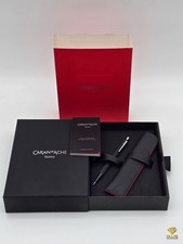 Caran D’Ache Genève Ecridor Premium Set Leder Racing Rot Schwarz Druckbleistift