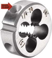 1/4"-20 UNC round Die, Machine Thread Right Hand Threading Die, Alloy To