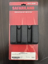 Safariland 775 Slimline Open Top Triple Magazine STX Pouch - Black 775-83-13