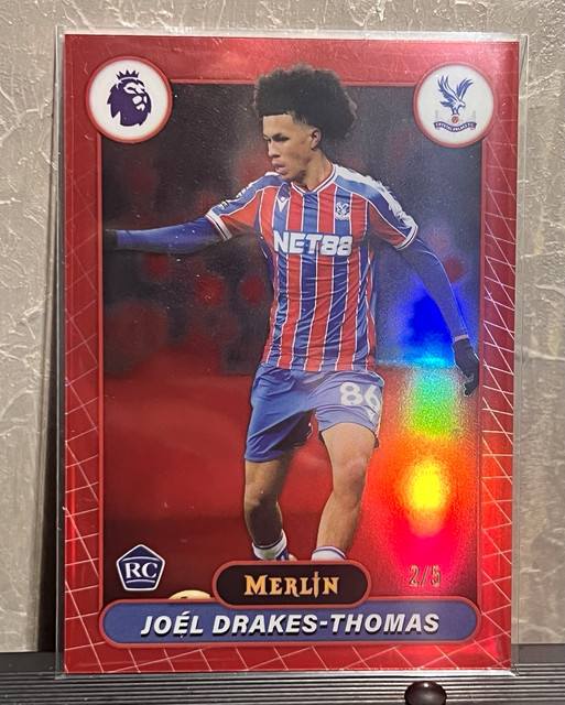 Topps Merlin 2025-26 Premier League Joel Drakes-Thomas RC #76 VHS 2/5