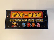 Pac-Man LED Desk Clock Designed by Raw Thrills - NEW