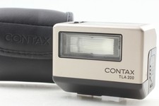  MINT w/Case Contax TLA200 Silver Shoe Mount Flash For G1 G2 From JAPAN