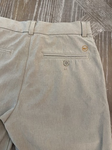 Vineyard Vines Performance golf Shorts Tan Size 14 - Picture 3 of 3