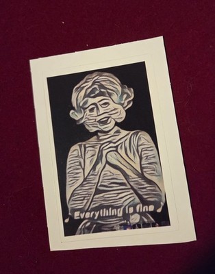 Eraserhead Lady In The Radiator Small Glossy NEW Sticker David Lynch 