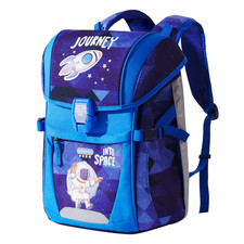 Kids School Backpack Ergonomic Outer Space Astronaut Bookbag Elementary Boys