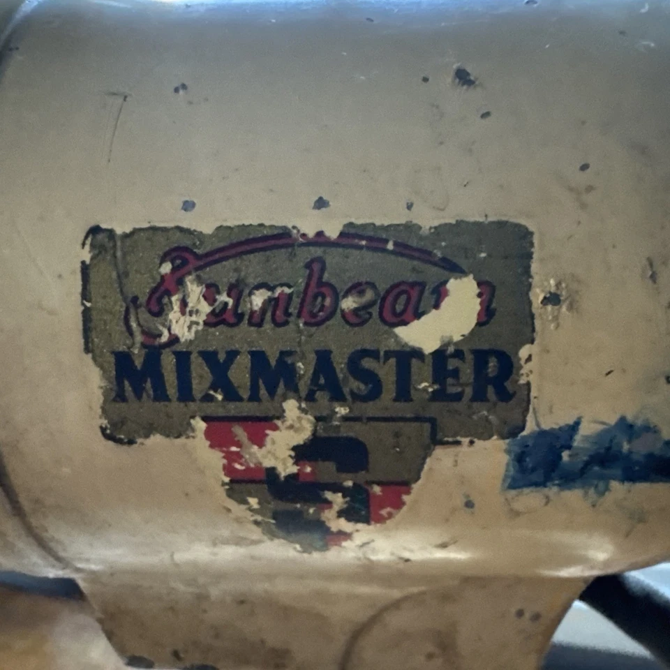 Винтажный 1931 Sunbeam K. Mixmaster стойка микшер 100%. РАБОТАЕТ - Изображение 3 из 4