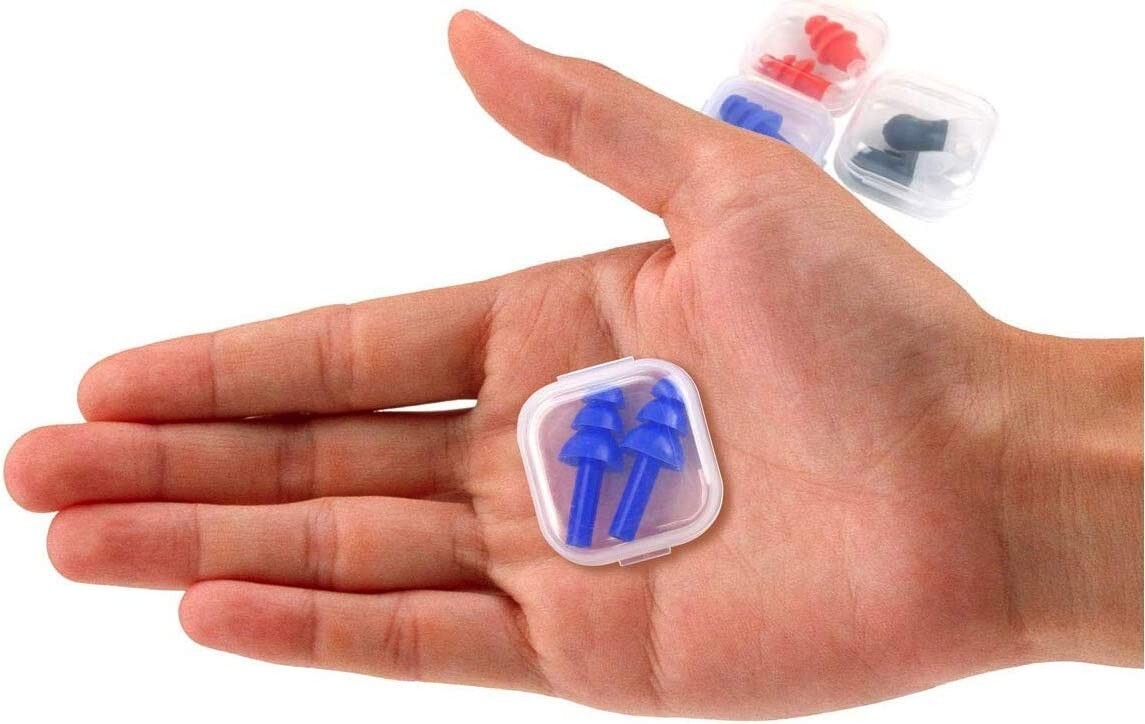 Noise Cancelling Soft Silicone Ear Plugs Set by EarJoy Reusable NIB
