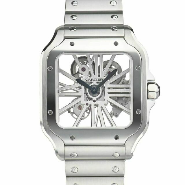 Cartier Santos Clear Men's Watch 