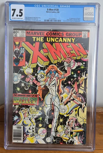 Uncanny X-Men 130 - February 1980 - 1st Dazzler & More - CGC 7.5 Newsstand Key
