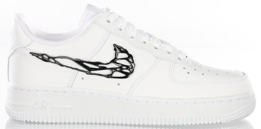 ◆Nike◆ Air Force 1 07 Mini Jewel W White llic Silver P Nike Air Force 1 07 Mini Jewel WMNS White / Metallic Silver
