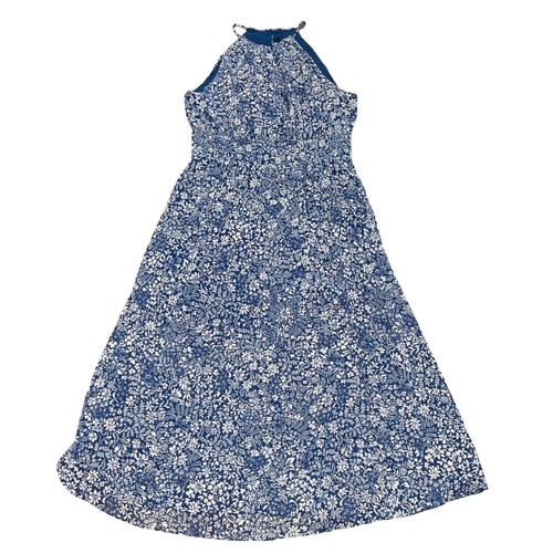 Madewell Cotton Embroidered Blanca Dress White Blue Floral Shift | eBay