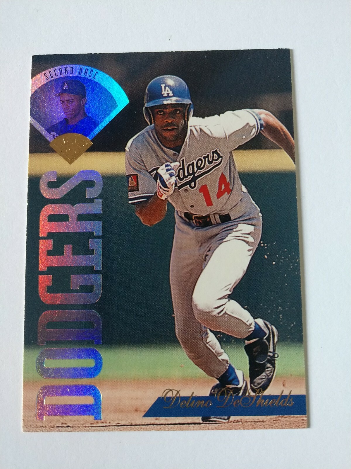 1995 Leaf Baseball Card #154 Delino DeShields Los Angeles dodgers