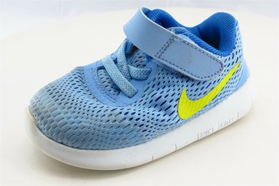 Nike Free Rn Toddler Sz 6 Medium Blue Running Fabric Girls Ebay