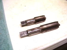 Lot of 2 Greenfield Taps, 1/2" BB A5, and 7/8" S.A.E. 18