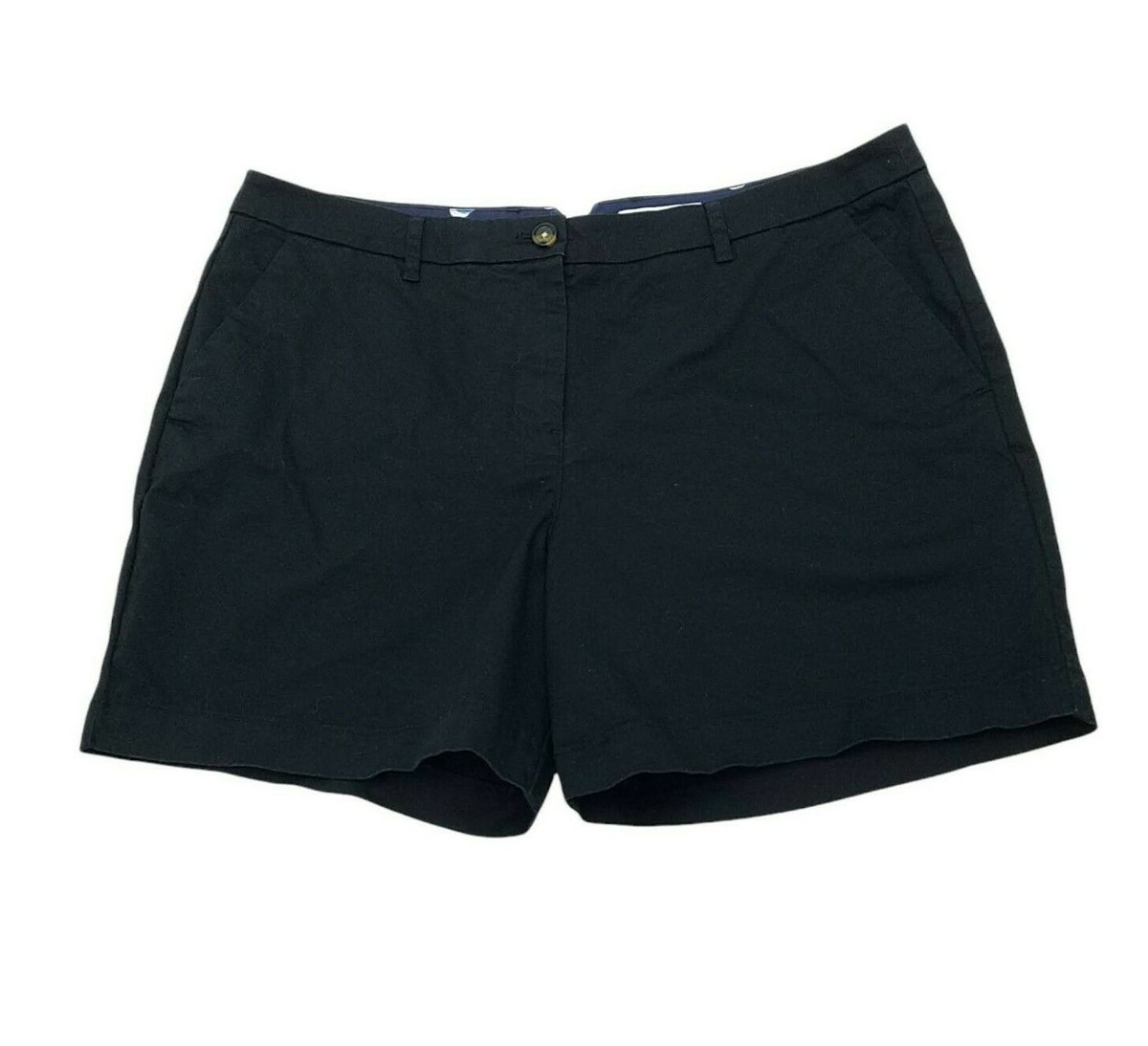 Boden Shorts Womens 14 Rachel Chino Shorts Black Inseam