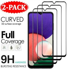 FULL COVER Tempered Glass Screen Protector For Samsung A13 A23 A33 A53 A73 A03S