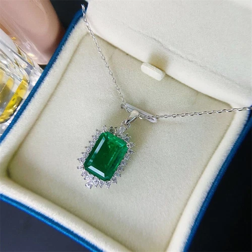 Gorgeous Wedding 925 Silver Plated Necklace Pendant Women Cubic Zircon Jewelry - Picture 9 of 39