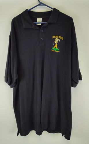 Iron Mike Webster Golf Classic Pittsburgh Steelers UW Badgers Vtg Polo Shirt 2XL