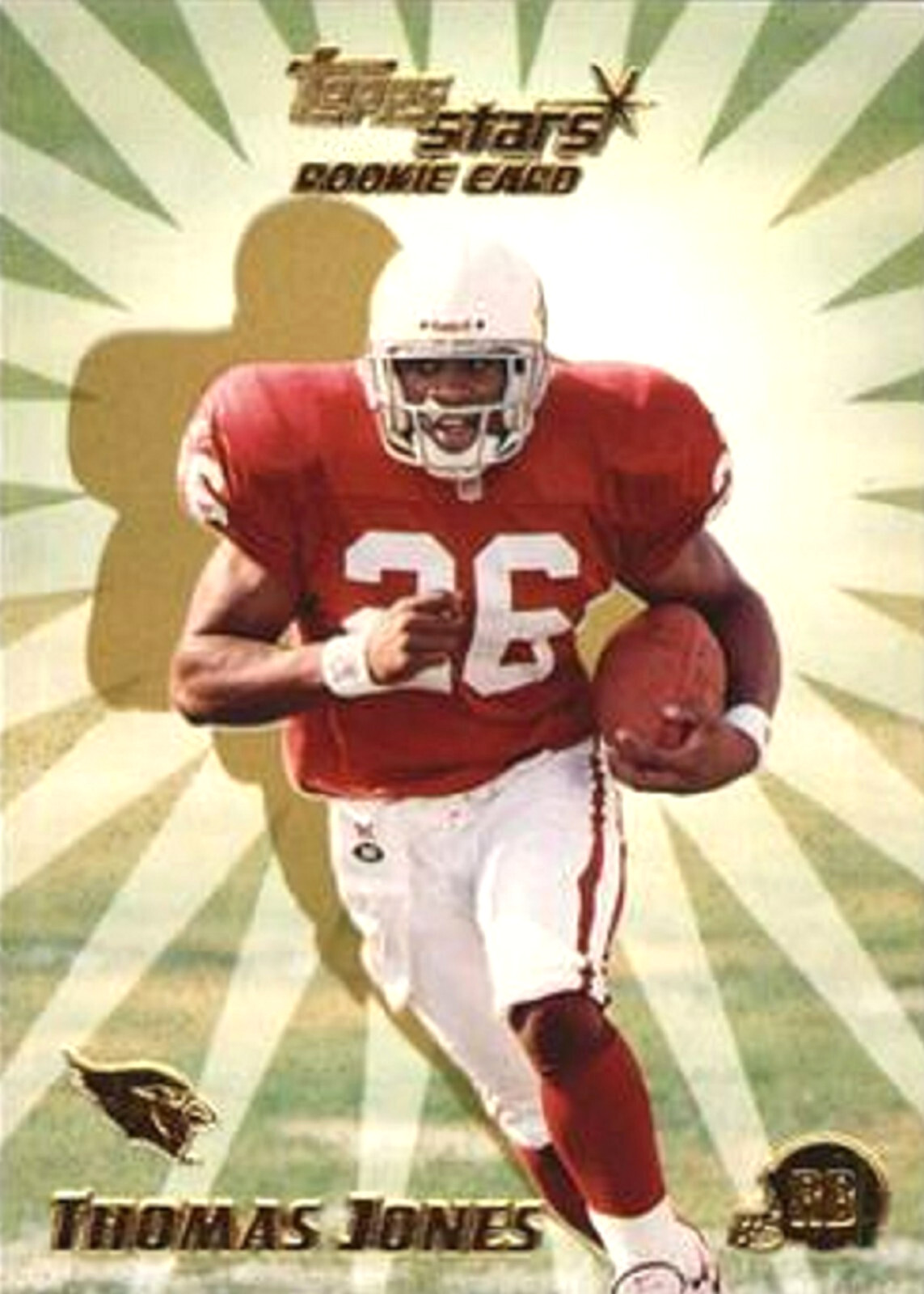 Thomas Jones Topps Stars #154 Base