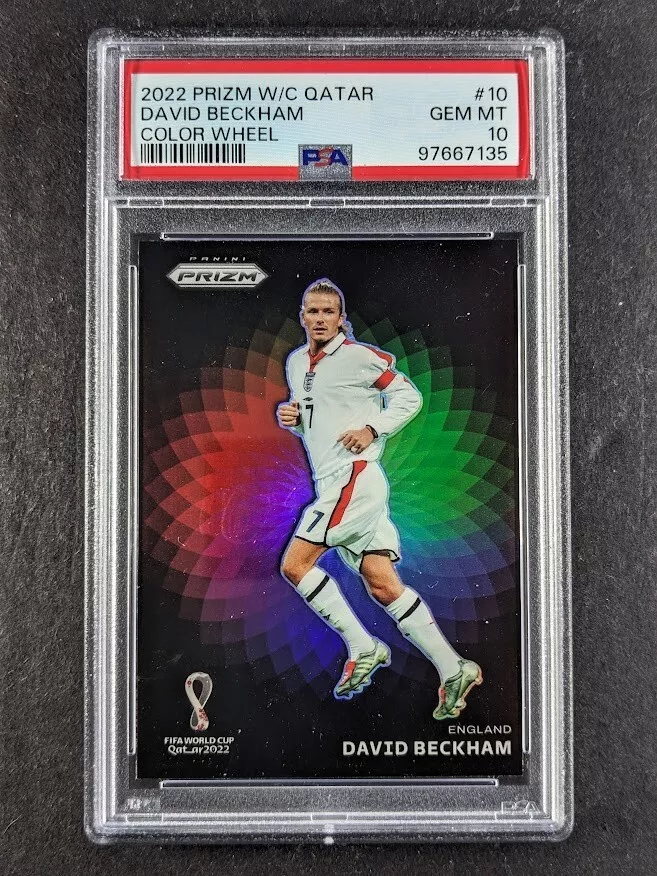 David Beckham trading card