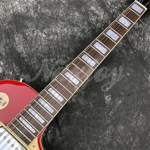 Guitarra Eléctrica Grote Red Custom LP Cuerpo Sólido Cuerpo Caoba Diapasón de Palisandro - Imagen 5 de 7