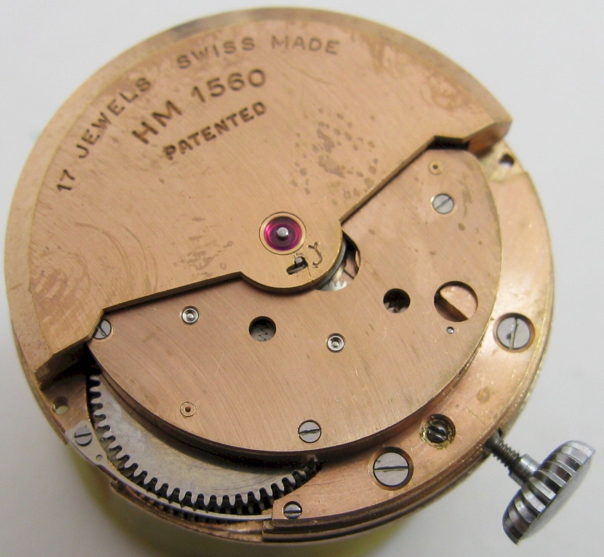 Felsa F 1590 Bidynator HM 1560 Watch Movement 17 jewels for parts