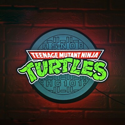 TNNT) Teenage Mutant Ninja Turtle Fan arts 3D Fully Dimmable