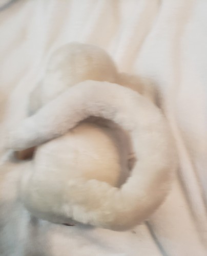 Vintage Dakin & Co plush chimp Monkey Ape White Brown Stuffed animal 1973 - Picture 4 of 5