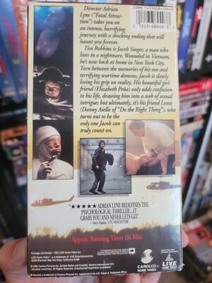 Jacob's Ladder 1990 VHS Rare Hard To Find Original Release Version