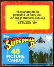 1980 Topps DC Comics Superhero Superman II 48 UNOPENED Sealed Rack Pack Box