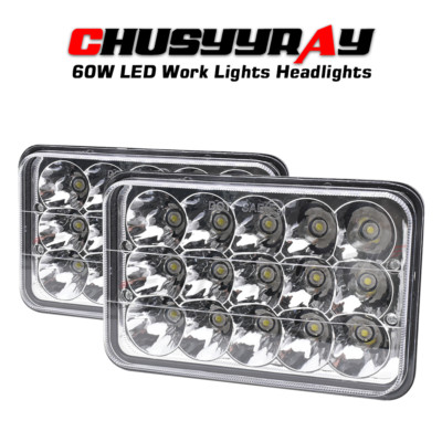 2x 60W LED Work Lights Headlights For Deere 5225 5310 5325 5325N 5425